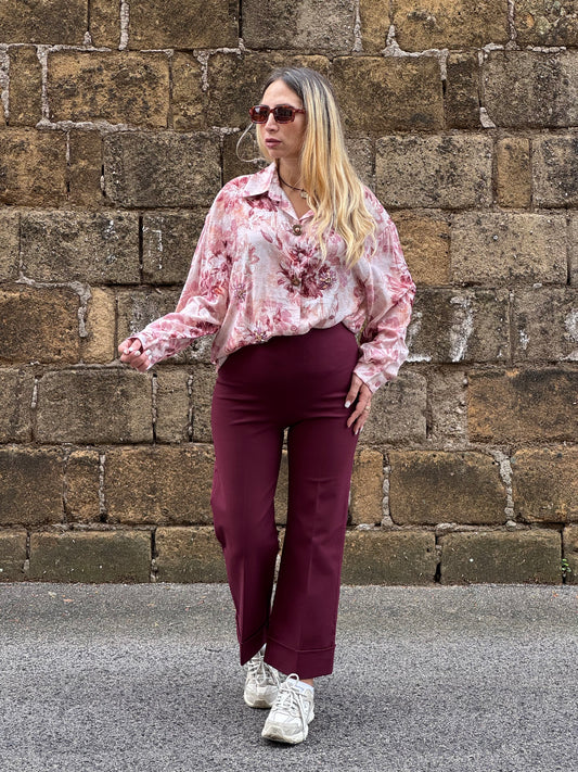 PANTALONE DAFNE PRUGNA