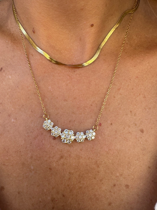COLLANA FIORI GOLD