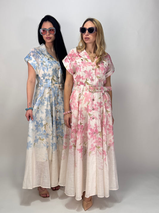 VESTITO DORI AZZURRO