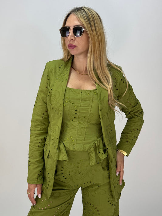 TAILLEUR PIZZO SANGALLO VERDE