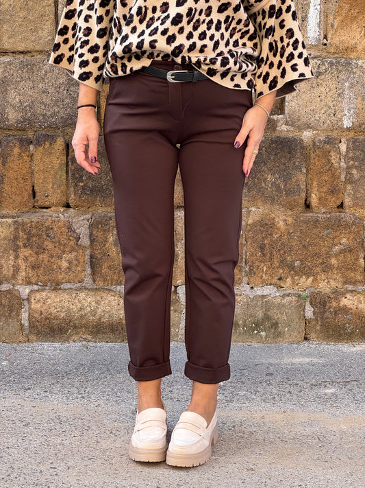 PANTALONE COMFORT CHOCO