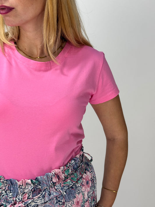 T-SHIRT BASIC ROSA BARBIE