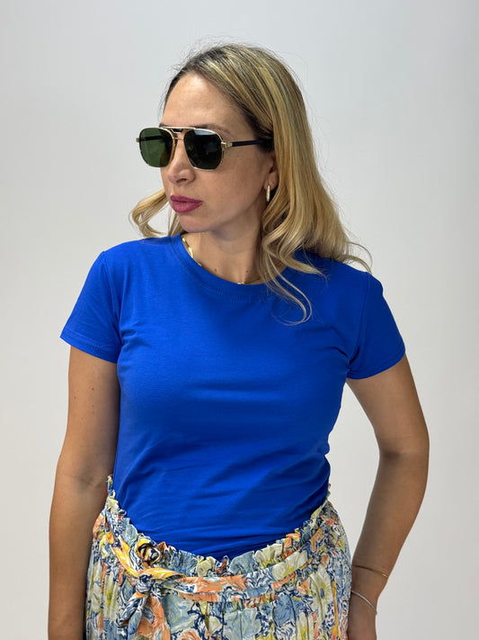 T-SHIRT BASIC BLU