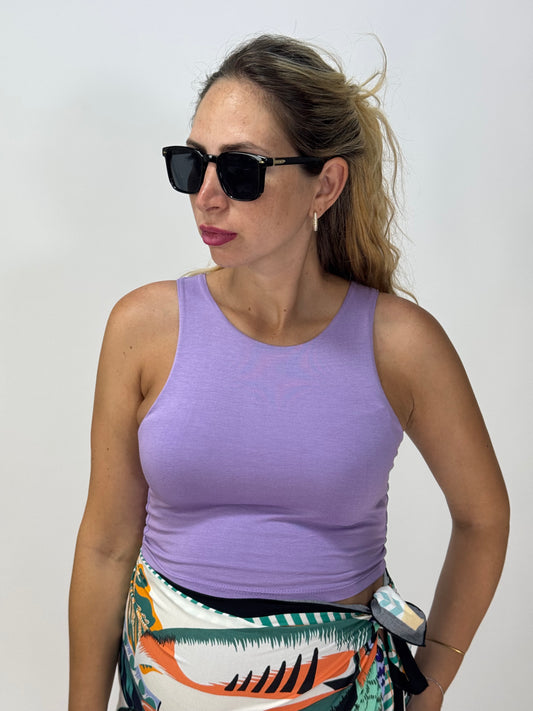 CROP SARA LILLA