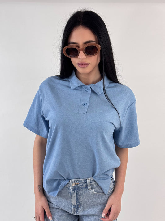 POLO MAGGIE AZZURRA