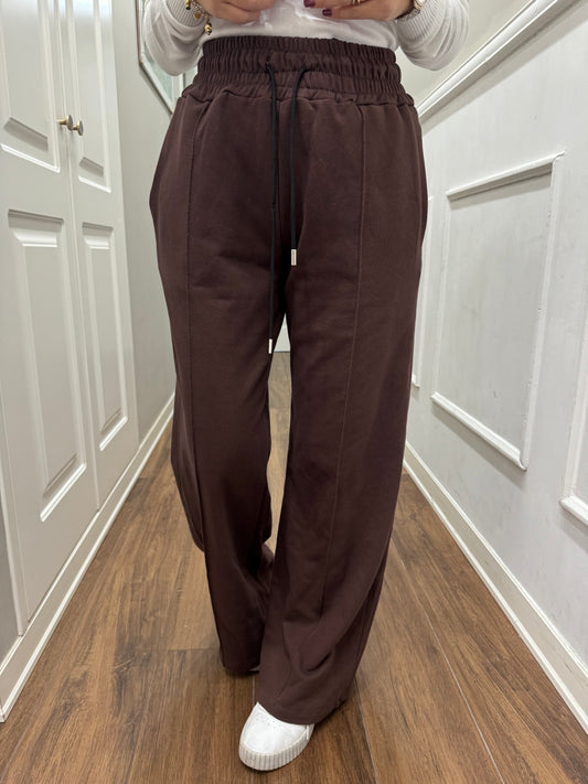 PANTALONE TUTA MARILENA CIOCCOLATO