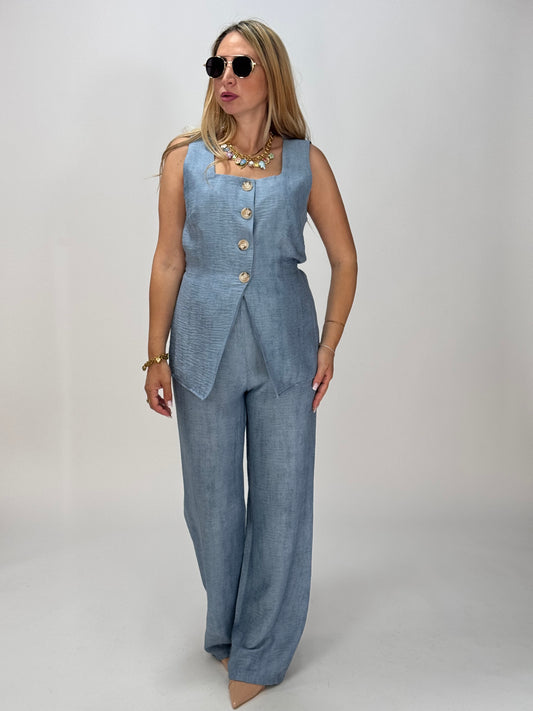 COORDINATO BRIENNE AZZURRO