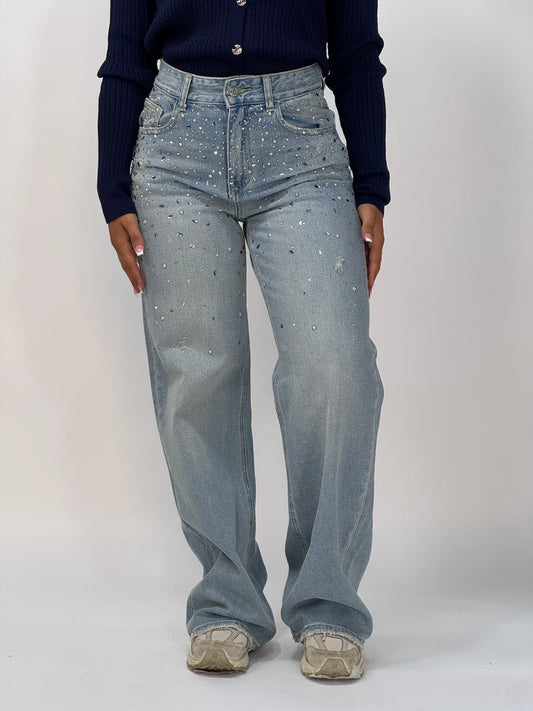 JEANS NICOLE PIETRE BLU