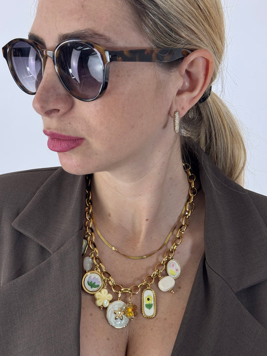 COLLANA CHARME IN TELA