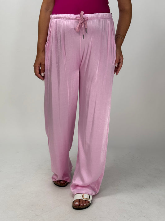 PANTALONE SATIN MELLY ROSA