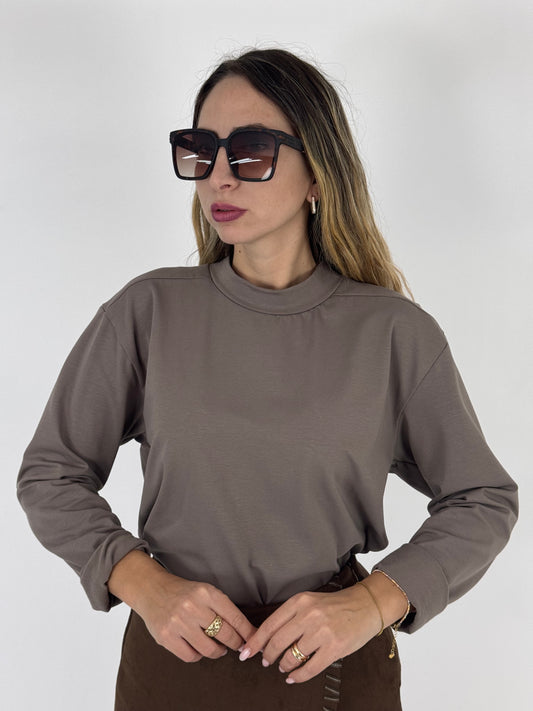 MAGLIETTINA BASIC TORTORA