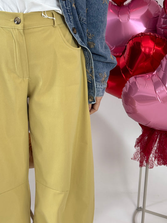 PANTALONE KATE SENAPE