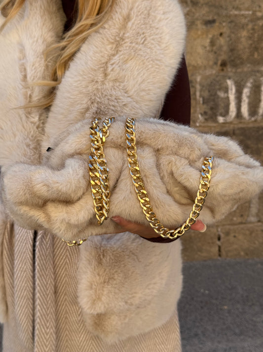 BORSA CLUTCH IN ECOPELLICCIA