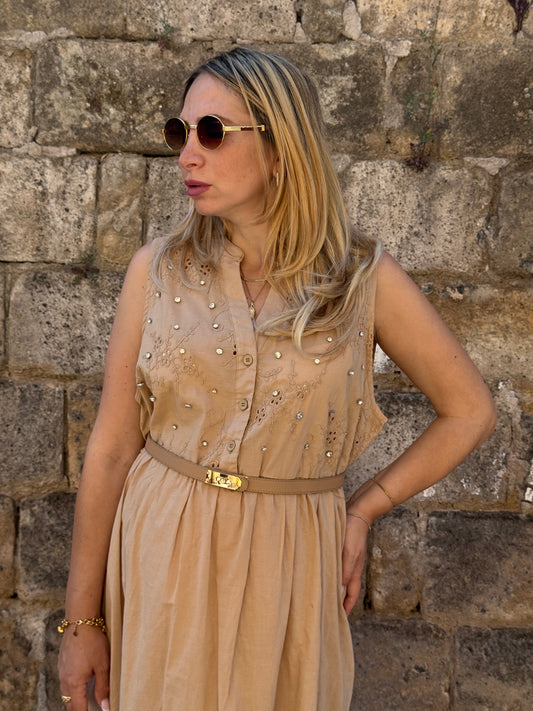 VESTITO SELENE BEIGE
