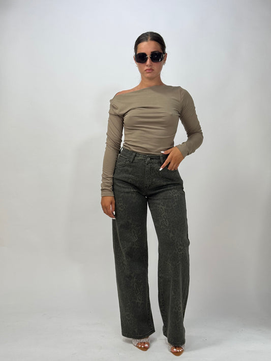 JEANS MACULATO SCURO