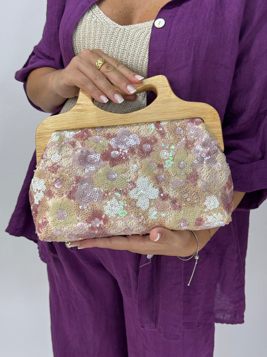 POCHETTE CLUTCH PAILLETTES