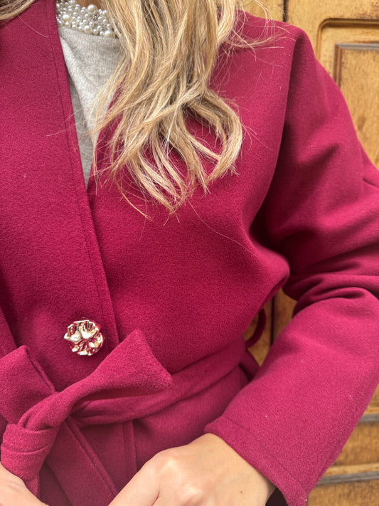 GIACCA AURORA BORDEAUX