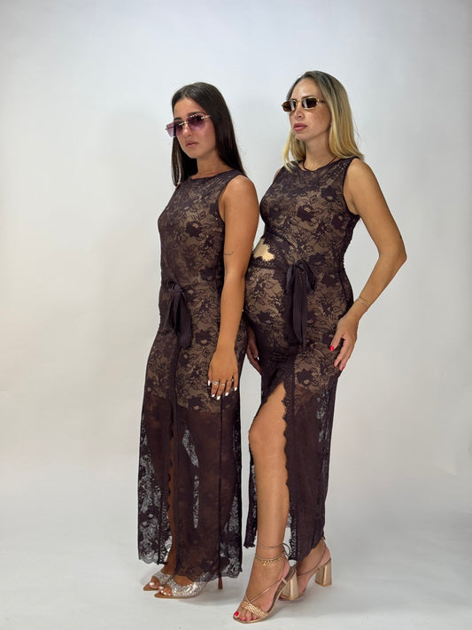 ABITO IN PIZZO CHOCO