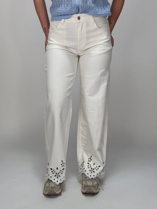 JEANS MASAKI BIANCO
