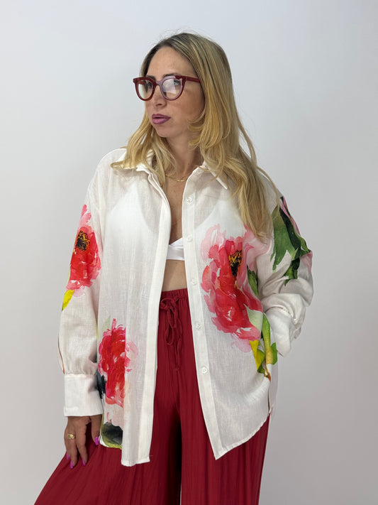 CAMICIA FIORI COLORATI