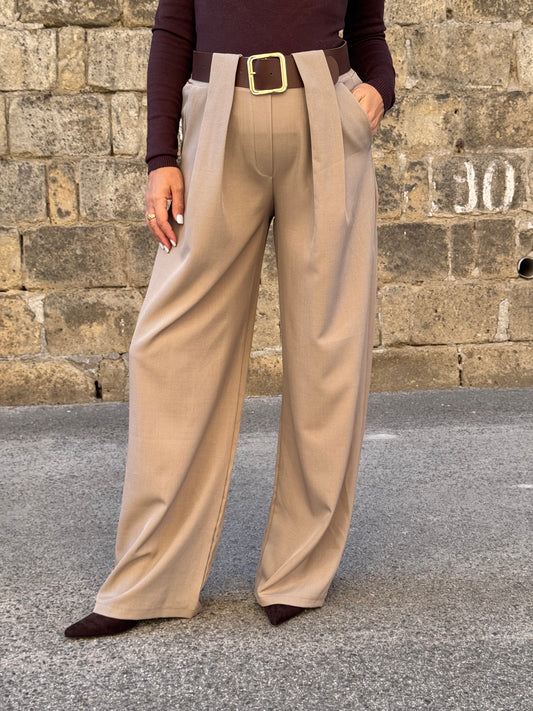PANTALONE PINCES TORTORA