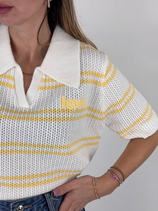 MAGLIONCINO SKY GIALLO