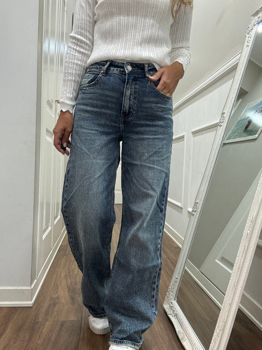 JEANS PALAZZO DENIM