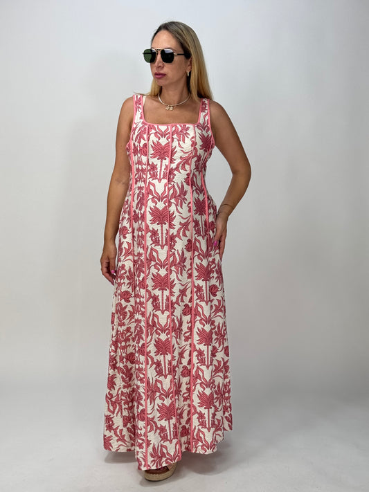VESTITO TYLA FIORI ROSA