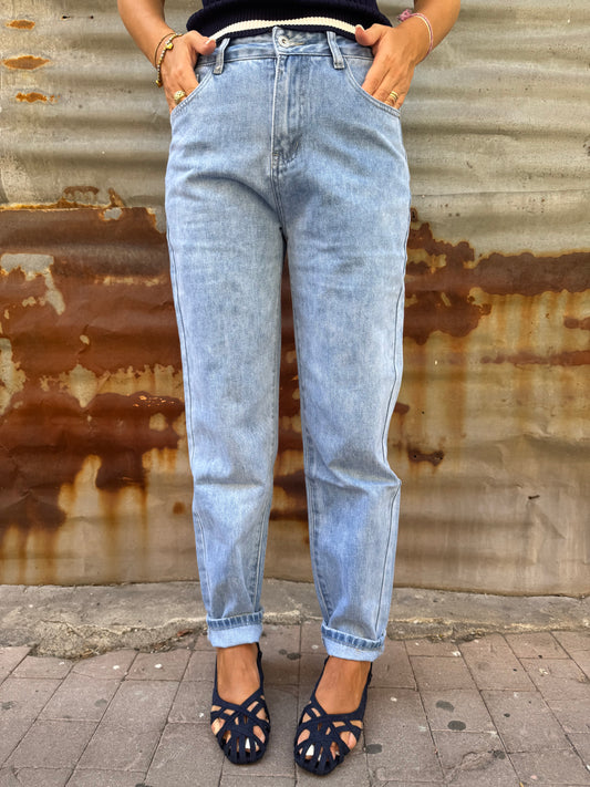 JEANS LAVAGGIO CHIARO TELA FISSA