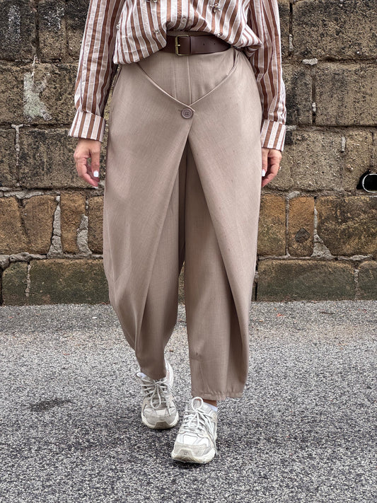 PANTALONE DOUBLE BEIGE