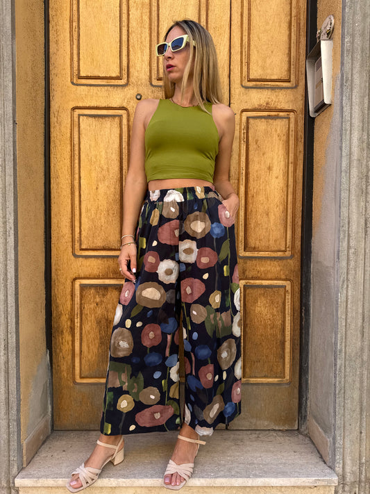 CROP SARA VERDE ACIDO