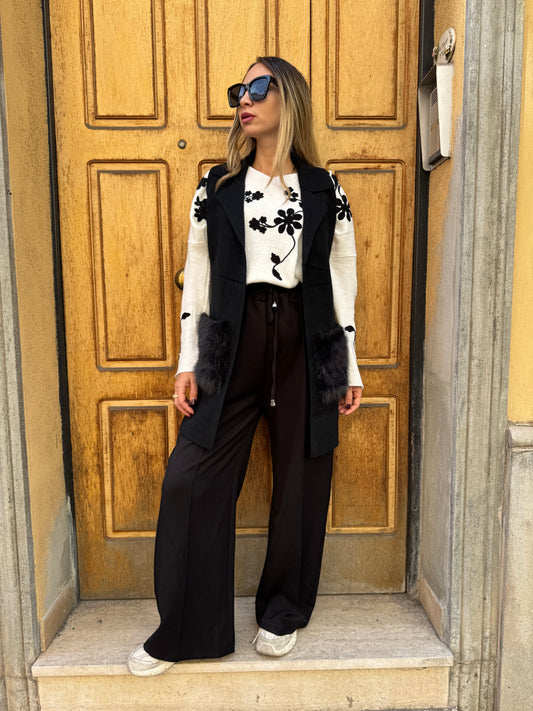 PANTALONE MARINA NERO