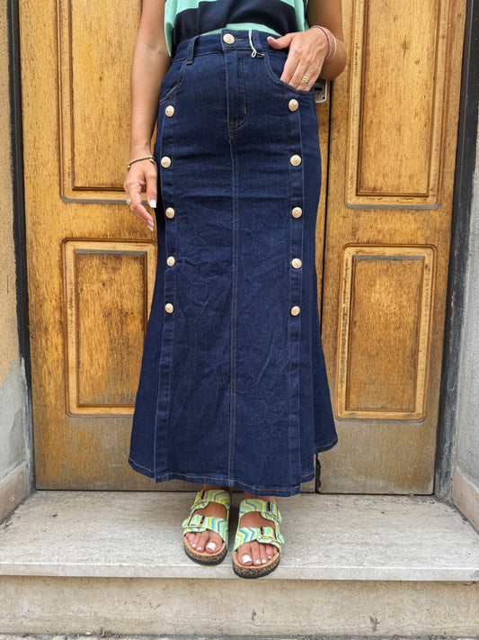 GONNA LONGUETTE JEANS