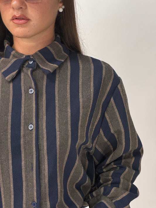 CAMICIA RIGHE BLU FENYA