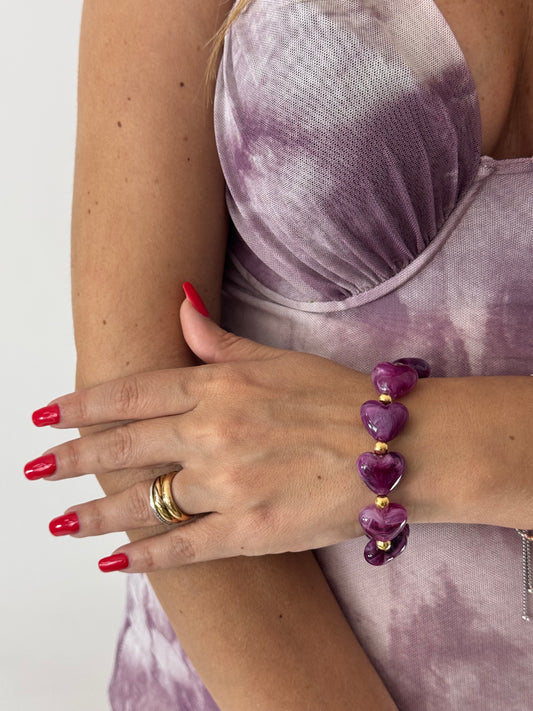 BRACCIALE DORI VIOLA