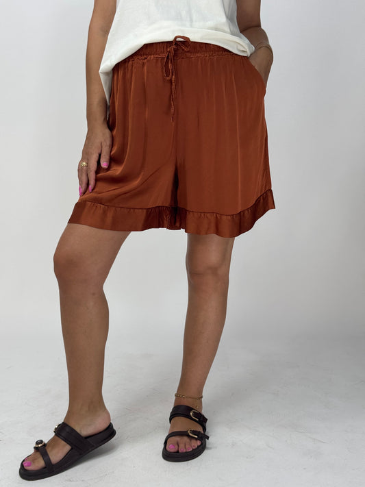 PANTALONCINO KYLIE RUGGINE