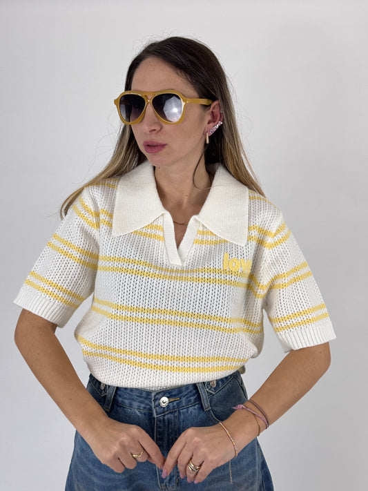 MAGLIONCINO SKY GIALLO