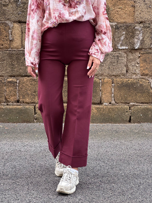 PANTALONE DAFNE PRUGNA