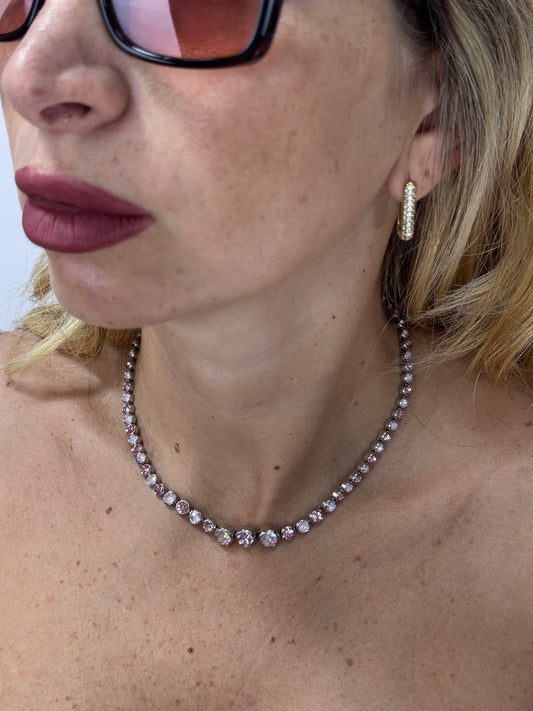 COLLANA ARIEL ROSA