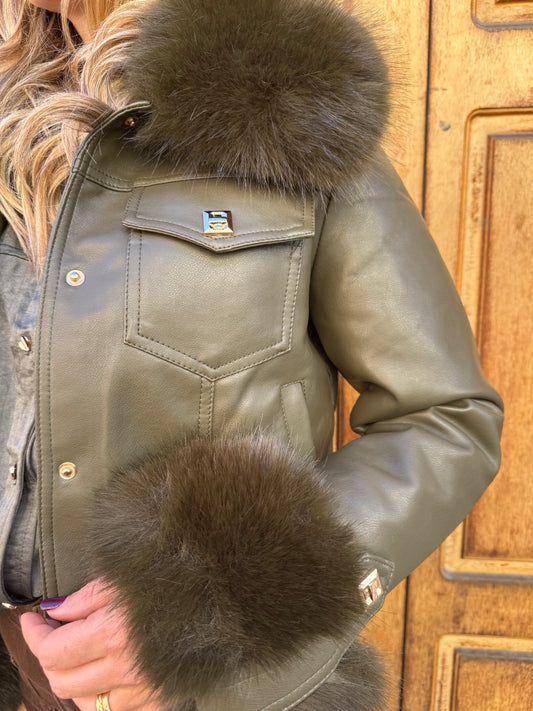 GIUBBINO HARPER VERDE OLIVA