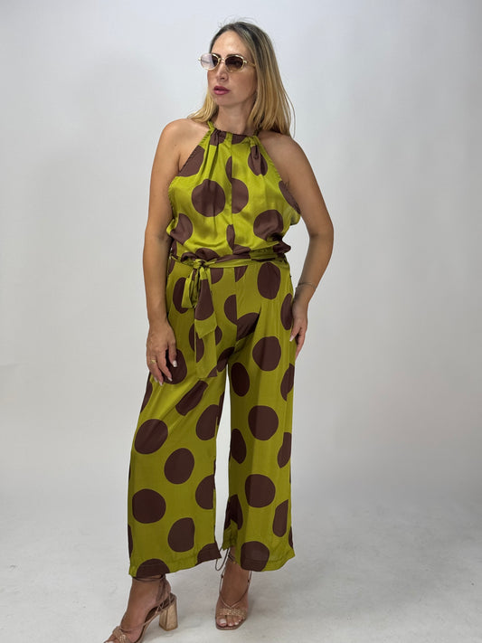 JUMPSUITE VERDE ACIDO POIS