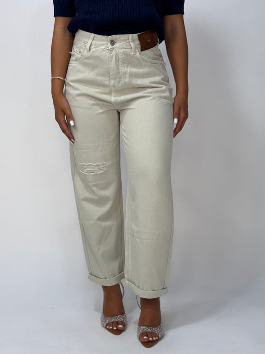 JEANS ARIELLE BURRO