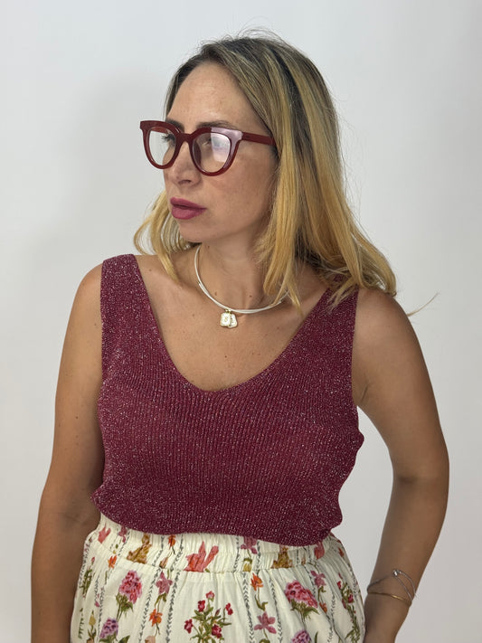 TOP LUREX BORDEAUX