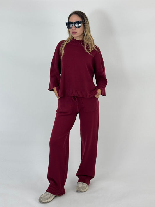 COORDINATO KYLIE BORDEAUX