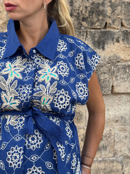 VESTITO ALICANTO BLU