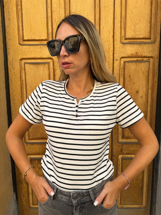 MAGLIETTINA RIGHE