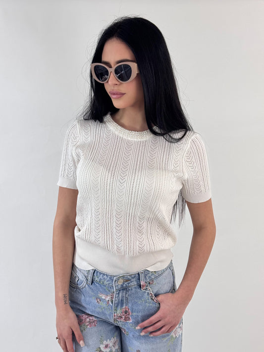 MAGLIONCINO SERENITY BIANCO