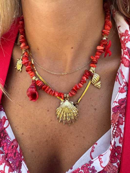 COLLANA CORALLO ROSSO