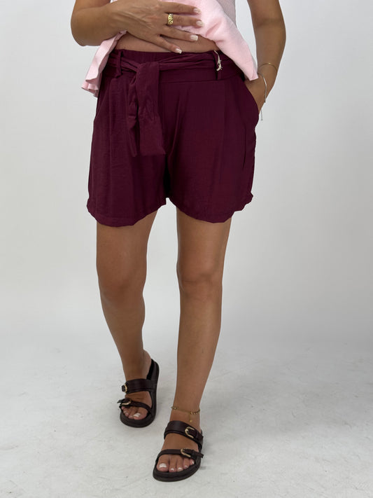 PANTALONCINO FIOCCO BORDEAUX