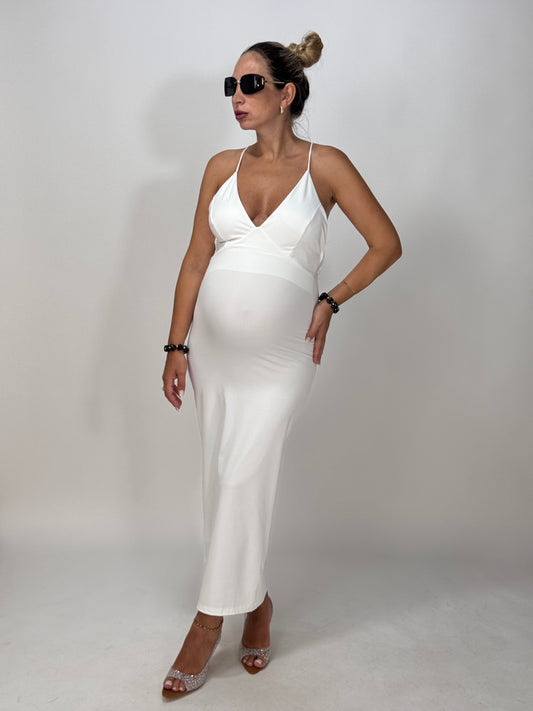 VESTITO WHITE PIETRE